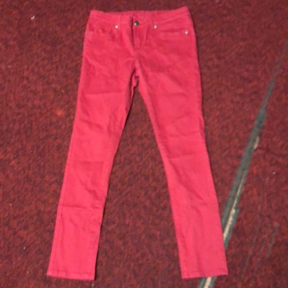 Red Skinny Pants